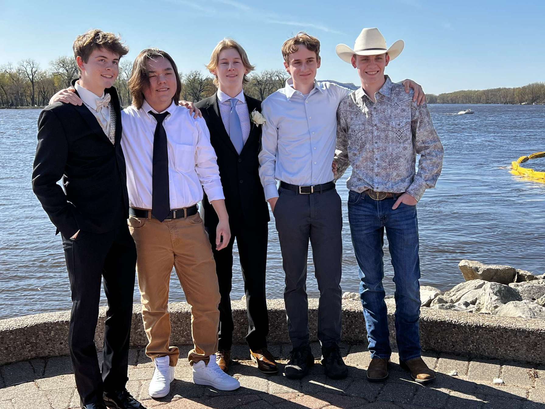 My friends and I at prom 2022